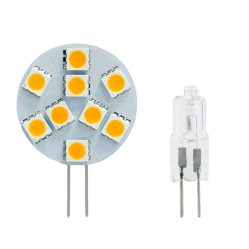 AC10-18V/DC10-30V, Side Pin T3 JC G4 LED Bulb, 1.8 Watts, 15W Equivalent, 5-Pack